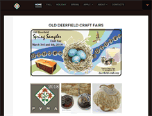 Tablet Screenshot of deerfield-craft.org